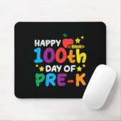 プリスクール100日おめでとう アップル100日目 学校 ティー マウスパッド (マウス)