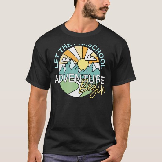 プリスクール・アドベンチャー開始新学期 Tシャツ (正面)