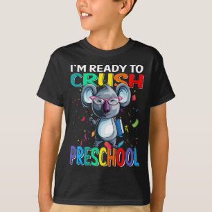 プリスクール・コアラ新学期を潰す準備ができている Tシャツ