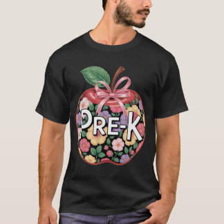 プリスクール+コケット+リボン+バックトゥスクール+先生 Tシャツ