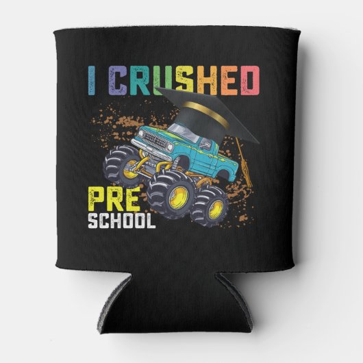 プリスクール・モンスタートラックの卒業を粉砕 缶クーラー (正面)