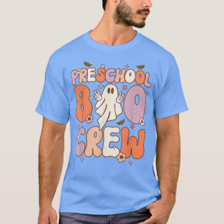 プリスクールbooクルーかわいい幽霊ハロウィーン先生セント tシャツ