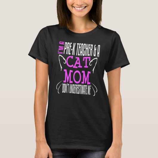 プリスクールK先生子供部屋スクール猫ママ所有 Tシャツ (正面)