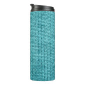 プリストの青いテクスチャ タンブラー (回転右)