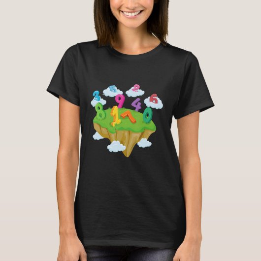 プリス学クール教育デザイン数へ_2 Tシャツ (正面)