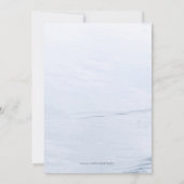 ©プリス素朴トリーンレイク結婚サイドカスタム 招待状 (裏面)