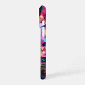 プリズマティック スペクトラム - 抽象的なクリスタル モザイク デザイン iPhoneケース (左側面)
