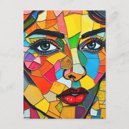 「プリズマラ」 – 彼女の炎の断片 ポストカード (正面)