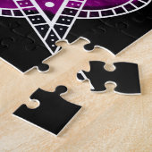 プリズムかわいらしファンタジーアート瞑想 ジグソーパズル (側面)