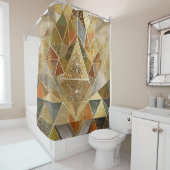 プリズムエレガンス:巧みに宇宙を変える シャワーカーテン (インサイチュ)