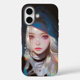 プリズムグロー小妖精や小人 – ソフトゴシックポートレート iPhone 16ケース