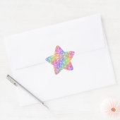 プリズムシナプスネット - 虹色のウェブ : 星シール (封筒)