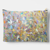 プリズムステンドグラス効果 - レインボープリズム アクセサリーポーチ (裏面)