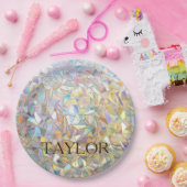 プリズムステンドグラス効果 - レインボープリズム ペーパープレート (パーティー)