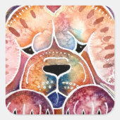 プリズムチャウラフなめらかなアートカード スクエアシール (正面)