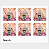 プリズムチャウラフなめらかなアートカード スクエアシール (シート)