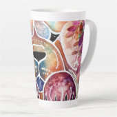 プリズムチャウ犬 カフェラテマグ (右アングル)