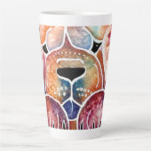 プリズムチャウ犬 カフェラテマグ (正面)