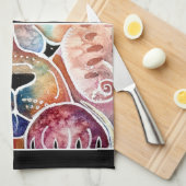 プリズムチャウ犬 キッチンタオル (四つ折り)