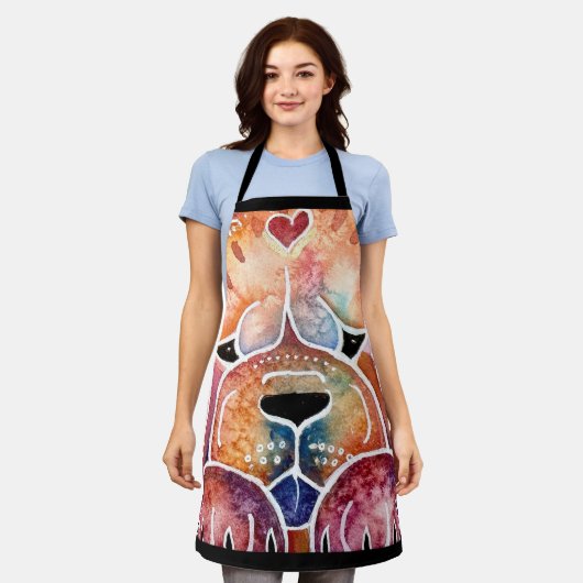 プリズムチャウ エプロン (着用した状態)