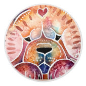 プリズムチョーセラミックプル セラミックノブ (正面)