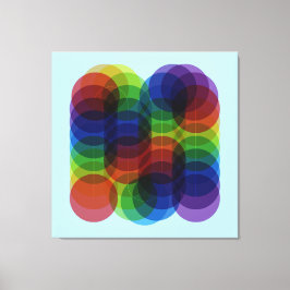 プリズムパスブルー キャンバスプリント