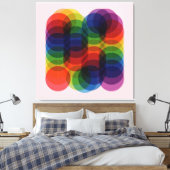 プリズムパス赤 キャンバスプリント (インサイチュ (寝室))