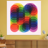 プリズムパス赤 キャンバスプリント (インサイチュ (リビング))