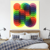 プリズムパス黄色 キャンバスプリント (インサイチュ (寝室))