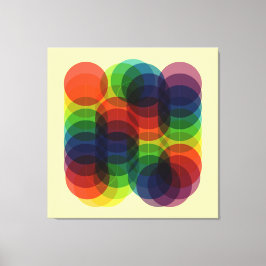 プリズムパス黄色 キャンバスプリント