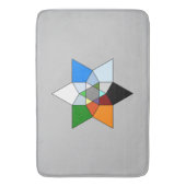 プリズムフラクタルのバス・マット バスマット (正面縦)