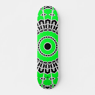 プリズムマンダラ（緑） スケートボード