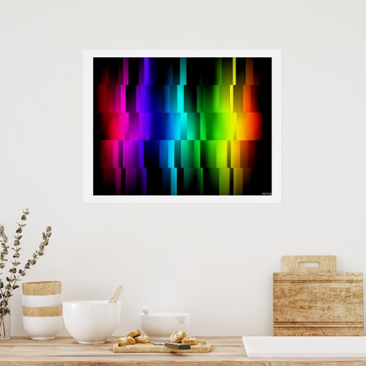 プリズム分数 ポスター (キッチン)