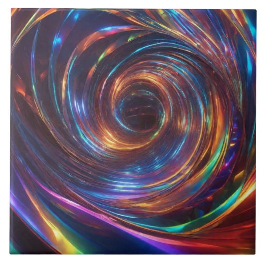 プリズム渦 タイル (正面)