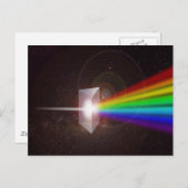 プリズム色スペクトル ポストカード (正面/裏面)