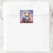 プリズム・ピッグテール：輝くユニコーン・ギニア豚 スクエアシール (バッグ)