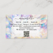 *～*プリズムAP26 OPAL QRレインボークリスタルEthereal 名刺 (裏面)