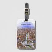 プリズレンコソボシティビュー ラゲッジタグ (正面縦)