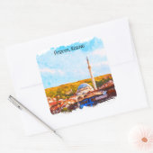 プリズレン・コソボ・シナン・パシャ・モスク スクエアシール (封筒)