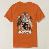プリチャードコートオブアームズ家紋 Tシャツ (デザイン正面)