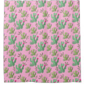 プリックリーパラダイス シャワーカーテン (正面)