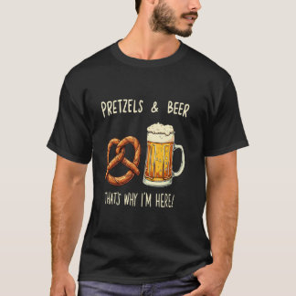 プリッツェルビールマニアだから私がここにいる Tシャツ