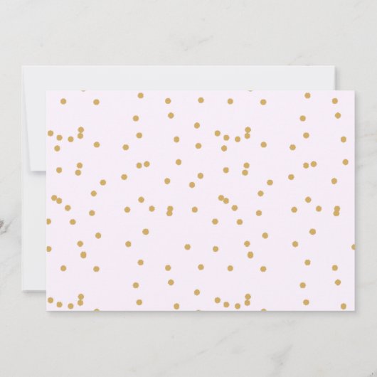 プリッティーボタニカル 5歳の誕生日パーティーの写真 招待状 (裏面)