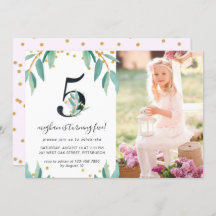 プリッティーボタニカル 5歳の誕生日パーティーの写真