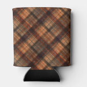 プリッドスコットランドタータンチェックブラウンオレンジブラッククラシック 缶クーラー (裏面)
