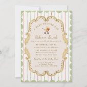 プリッピー ベイビー カージナル グランミレニアル ベイビー シャワー 招待状 (正面)