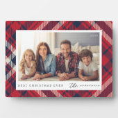 プリッモダンドメリークリスマスカスタム家族写真 フォトプラーク (正面)