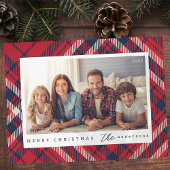 プリッモダンドメリークリスマスカスタム家族写真 ポストカード