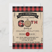 プリッ素朴ドウグジー大人60歳の誕生日パーティー 招待状 (正面)