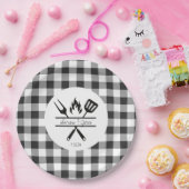 プリッ素朴ド結婚のリハーサルディナー紙プレート ペーパープレート (パーティー)